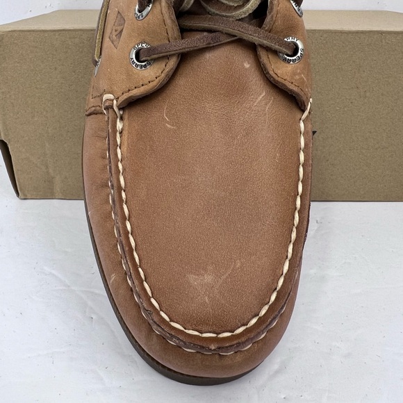 SPERRY TOP SIDER, MEN’S 8.5, EUROPE 41.5, CAMEL COLOR, ANTI SLIP BOAT SHOES - Picture 12 of 15